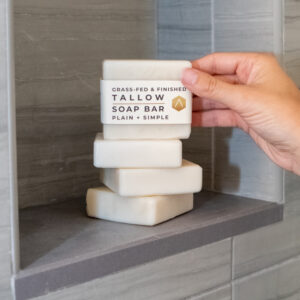 Plain & Simple Tallow Soap Bar - Image 4